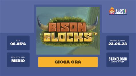 Bison Blocks Slot Grátis